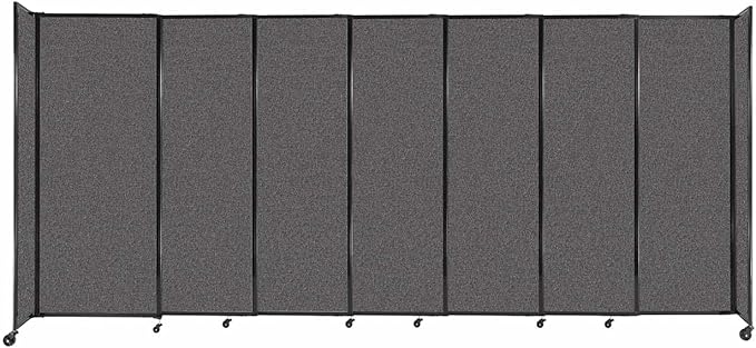 Versare Straightwall Sliding Portable Wall Partition | Freestanding Office by VERSARE