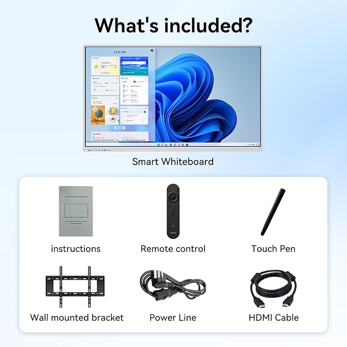 70 Inch 4k Smart Board Touch Screen Interactive whiteboard, 40 Point Touch - Image 7
