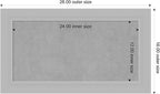 Amanti Art Silver Framed Magnetic Board 16x28 Small Vision Board - Image 3