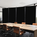 CHOSENM Room Divider, 4 Panel Folding Privacy Screens - Image 7