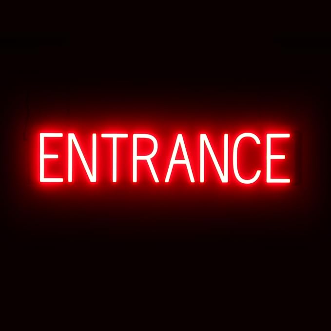 SpellBrite ENTRANCE Sign | Directional Sign by SpellBrite