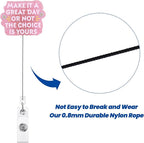 Make It A Great Day Or Not The Choice is Yours Funny Nurse Badge Reel, Cute - Image 5