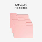 Smead Standard File Folders, 1/3-Cut Tabs, Letter Size - Image 3