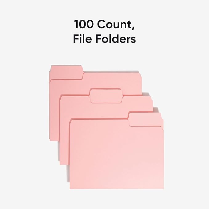 Smead Standard File Folders, 1/3-Cut Tabs, Letter Size - Image 3