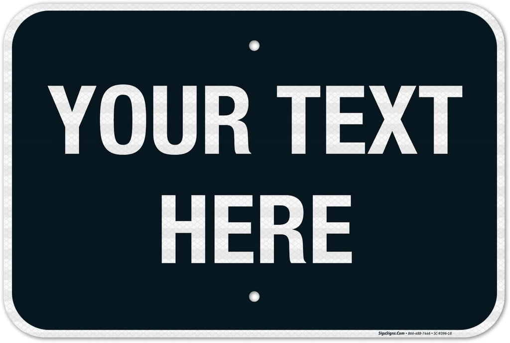 Personalized Custom Black Background Customize