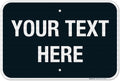 Personalized Custom Black Background Customize