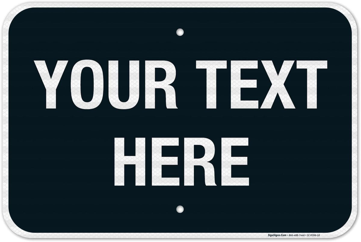 Personalized Custom Black Background Customize