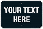 Personalized Custom Black Background Customize by SigoSigns