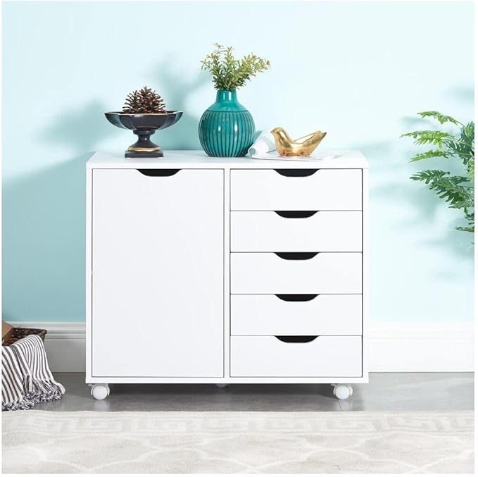 Naomi Home Amy 5-Drawer Craft & Office Storage Cabinet - Image 8