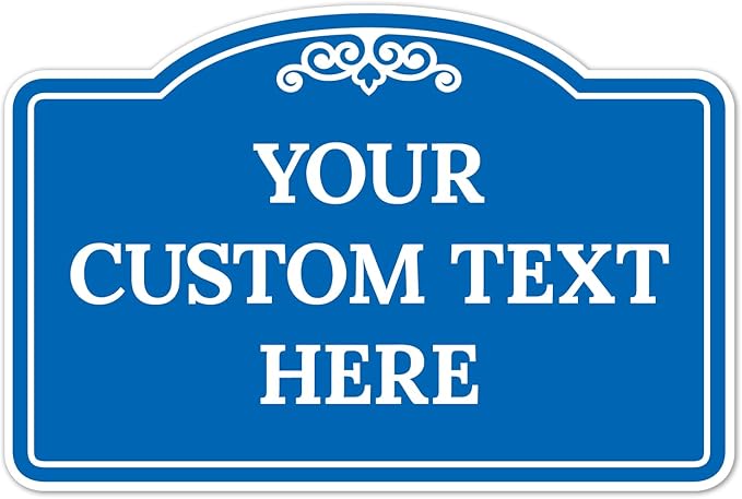 Custom Decorative Sign, Personalized Metal Sign by SigoSigns