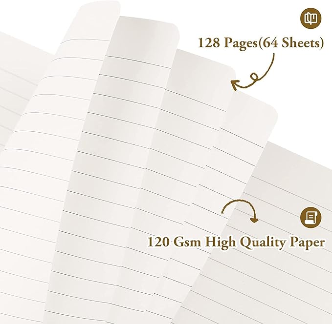 Huhuhero Notebooks Journal, Ruled Notebook, Premium Thick Paper Lined Journal - Image 5
