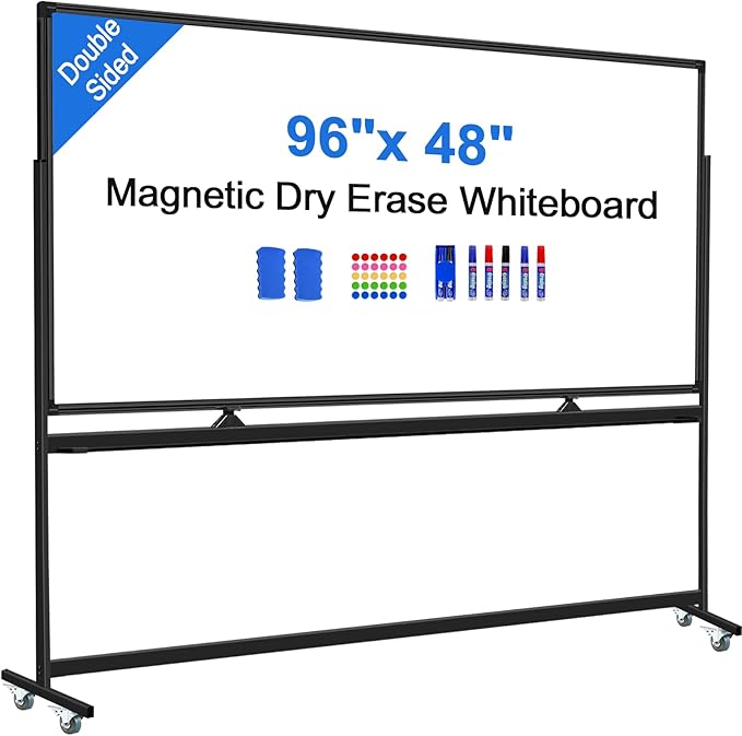 Max-officoo 4'x8' Large Dry Erase White Board by Unknown