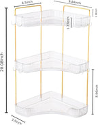 Trdongxu 3-Tier Corner Bathroom Organizer Countertop - Image 2