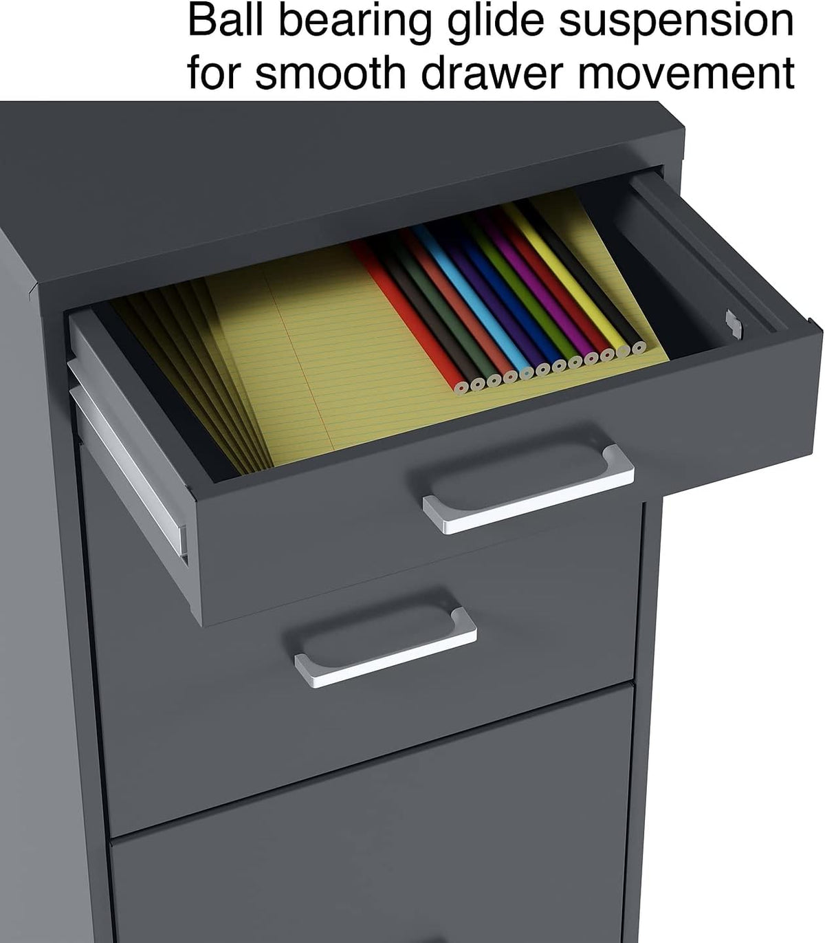 staples 3-drawer vertical file cabinet, letter size, lockable, package contents