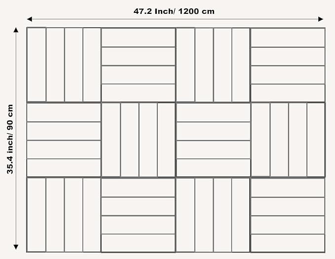DECORITA Felt Bulletin Board Tiles | Modern Cork Board Alternative | Large Cork - Image 3