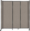 Versare Straightwall Sliding Portable Wall Partition | Freestanding Office by VERSARE