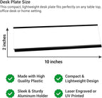 Custom Engraved Desk Plate | Personalized - Image 4