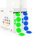 PARLAIM 2 Rolls 2000PCS 3/4" Round Circle Color-Code Dot Stickers, 2 Color by PARLAIM