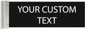 ALPHA DOG SIGNS Custom Projecting Hallway Nameplate, Personalized 2-Line Text by AlphaDog
