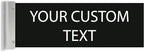 ALPHA DOG SIGNS Custom Projecting Hallway Nameplate, Personalized 2-Line Text by AlphaDog