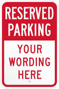 SmartSign Custom Reserved Parking Sign by SmartSign