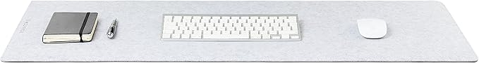 Wolvende Premium Felt Desk Mat | Large 15.75" x 36" | Multifunctional Desk Pad - Image 3