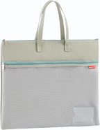 Pendancy Mesh Zipper Pouch A4 Size, Large Double Pocket Waterproof File Bag - Image 9