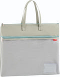 Pendancy Mesh Zipper Pouch A4 Size, Large Double Pocket Waterproof File Bag by Pendancy