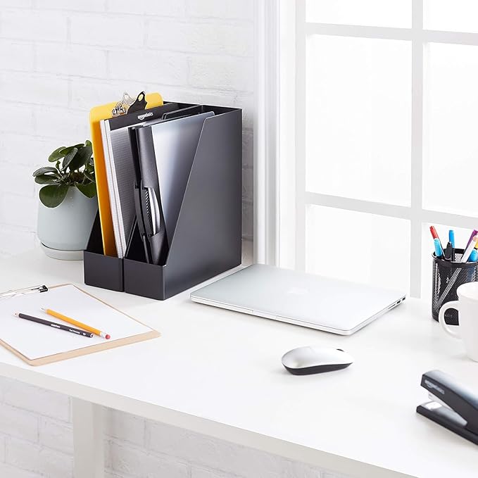 Amazon Basics Plastic Desk Organizer - Image 2