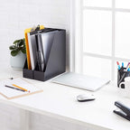 Amazon Basics Plastic Desk Organizer - Image 2