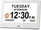 7'' Digital Clock, Dementia Clock by Pastigio