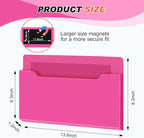 Feifeiya Magnetic Pocket File Holder Large File Folder Organizer Paper Mail - Image 2