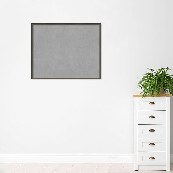 Amanti Art Grey Framed Magnetic Board 33x41 X-Large Vision Board - Image 5