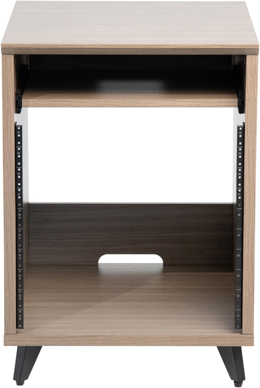 Gator Frameworks Elite Series 10U Studio Rack Desk with Slide-Out Tray and Re...