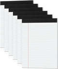 White Legal Pads 8.5 x 11 Writing Note Pads 9/32'' College Ruled & Double-Sided by notepads