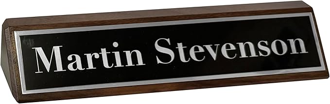 Custom Desk Wedge Name Plate - Image 5