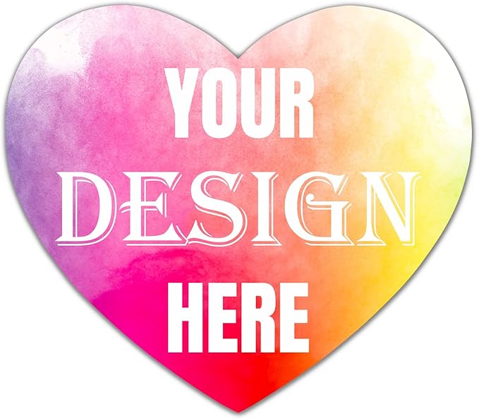 Custom 100-500 Stickers with Any Image Logo and Text. Personalized Labels by LAUKIYE