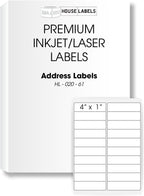 HOUSELABELS 20-up Shipping Labels