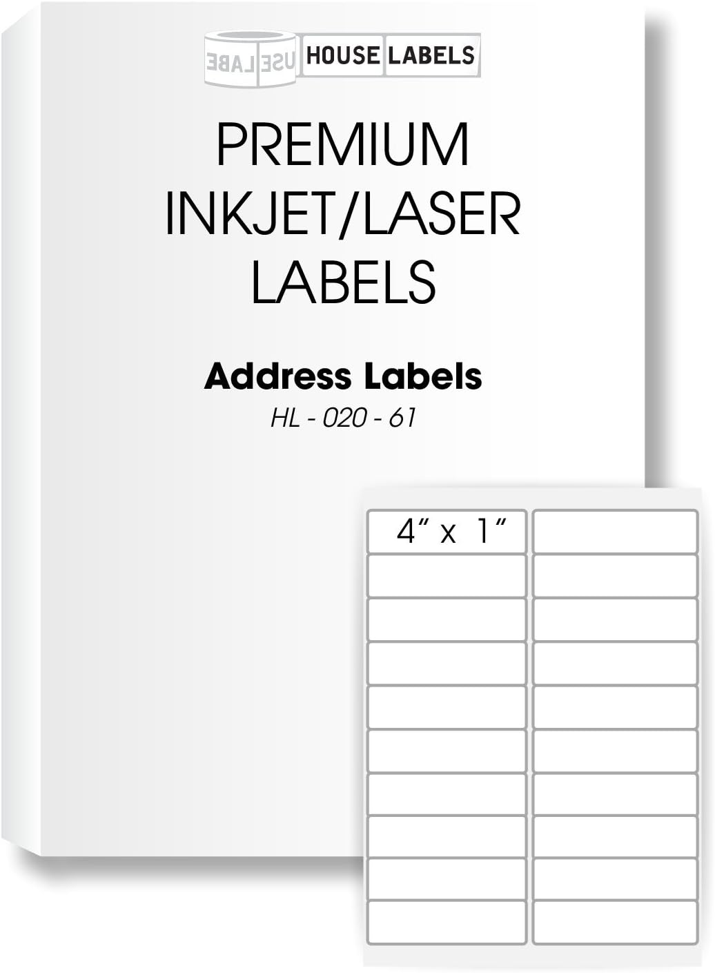 HOUSELABELS 20-up Shipping Labels