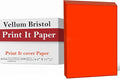 Print It - Vellum Bristol Colored Cardstock Cover Paper, 67 Lb, 8.5" X 11” by Unknown