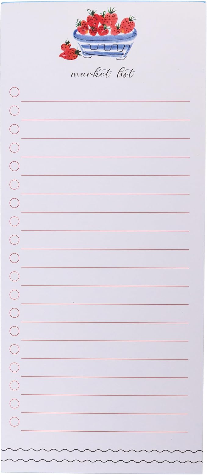Graphique Berries Magnetic Notepad, 100 Tear-Away Sheets by GraphiquedeFrance