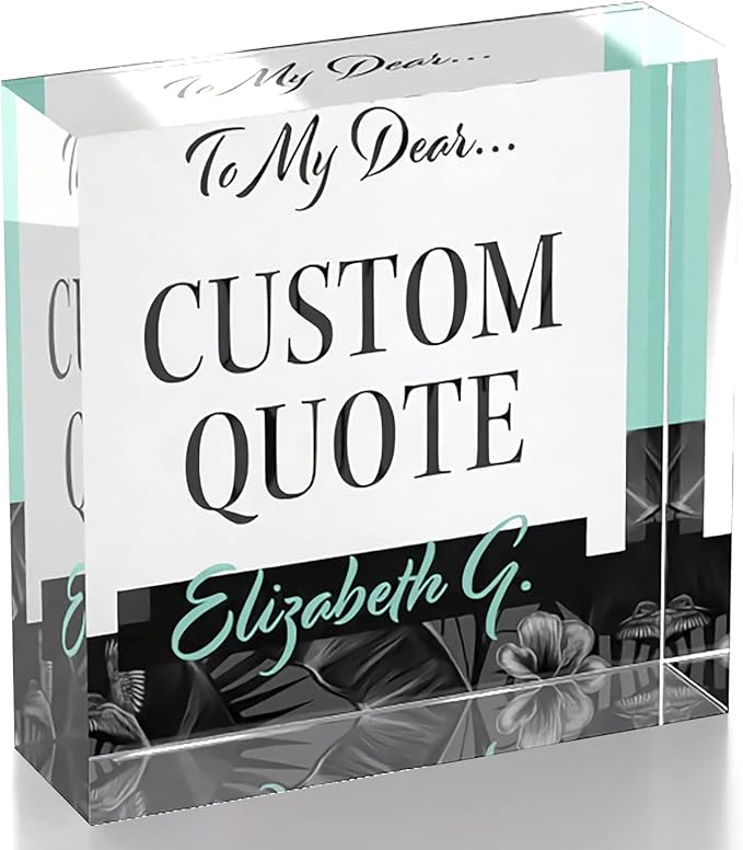 Custom Acrylic Sign Personalized, Custom Desk Name Plate, 18 Styles, - Image 9