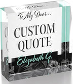 Custom Acrylic Sign Personalized, Custom Desk Name Plate, 18 Styles, - Image 9