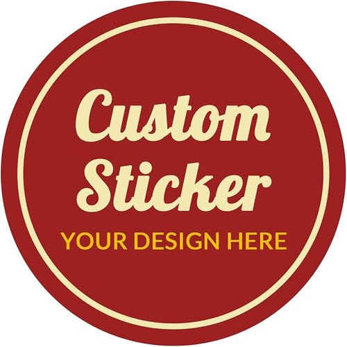 100-500 Pcs Custom Stickers Personalized Labels by Bemumley