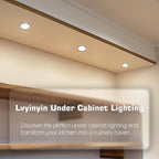 Lvyinyin Single Under Cabinet Puck Light, Collection Display Cases Bookshelf - Image 2