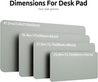 YSAGi Leather Desk Protector, Office Mat, Large Mouse Mat, Non-Slip PU Leather - Image 4