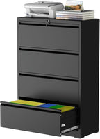 mysteeldepot 4 Drawer Lateral File Cabinet by Unknown