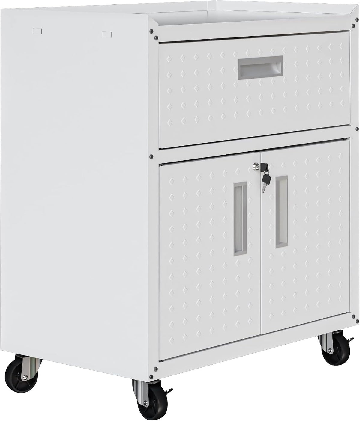 Manhattan Comfort Fortress Storage Units, White