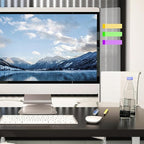 OSALADI 2pcs Clear Acrylic Computer Monitor Memo Boards Left Right Side Panel - Image 6