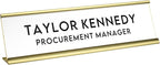 Custom Engraved Desk Plate | Personalized by 904Custom